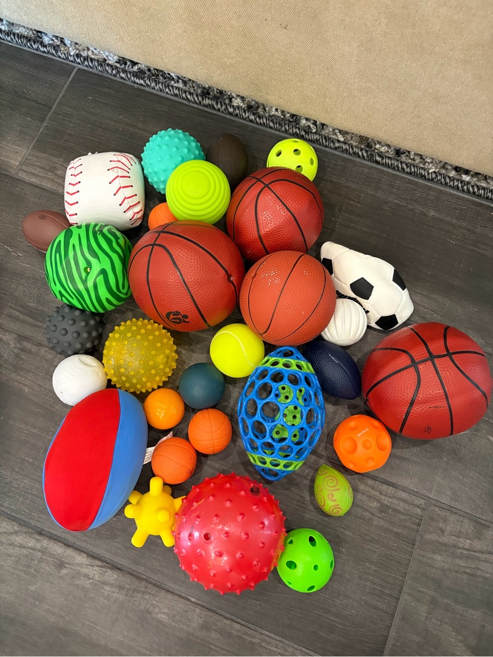 Assorted Kids Toy Balls Pack - Multi-Color Activity Set